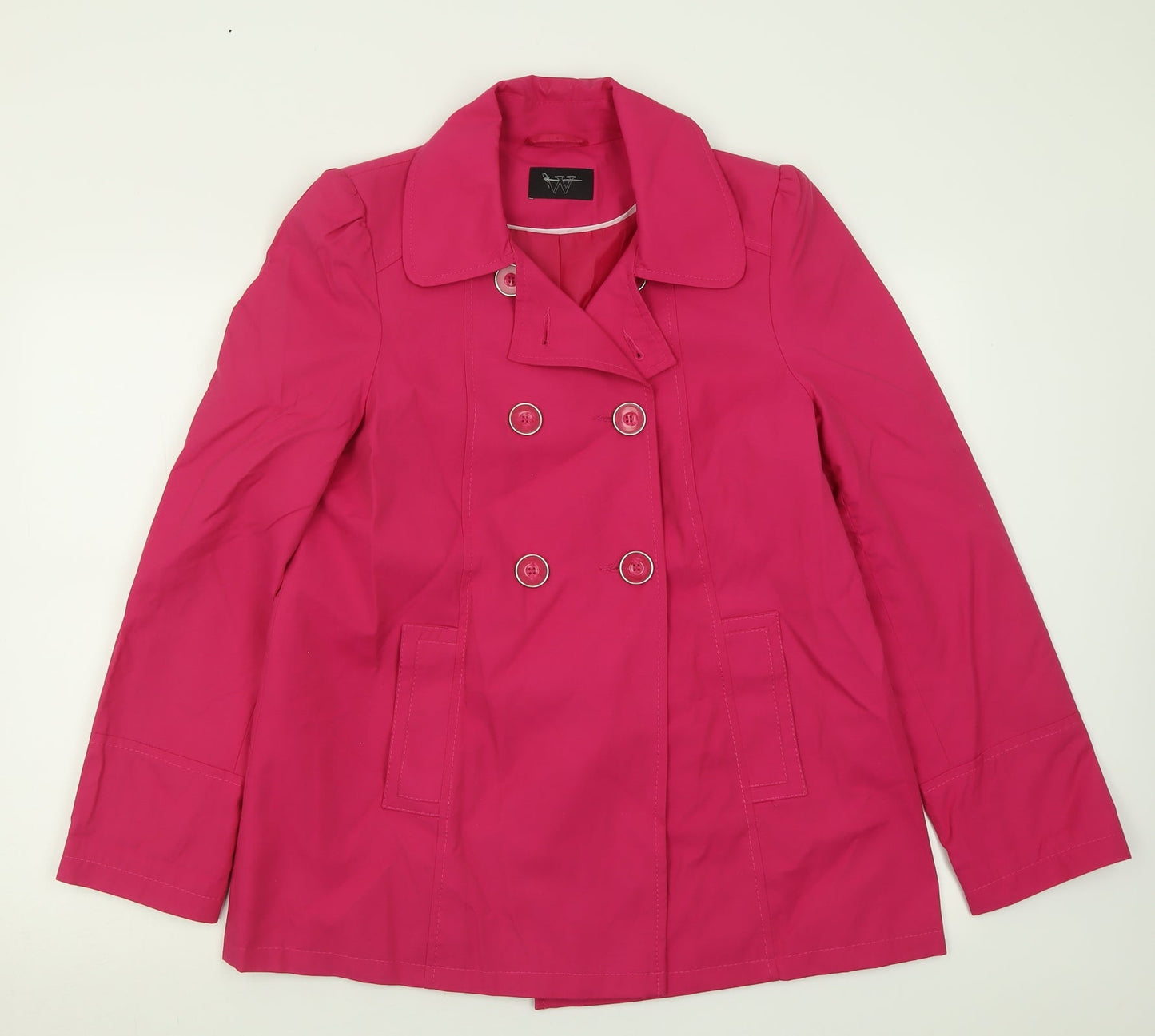 BHS Womens Pink   Jacket  Size 12  Button