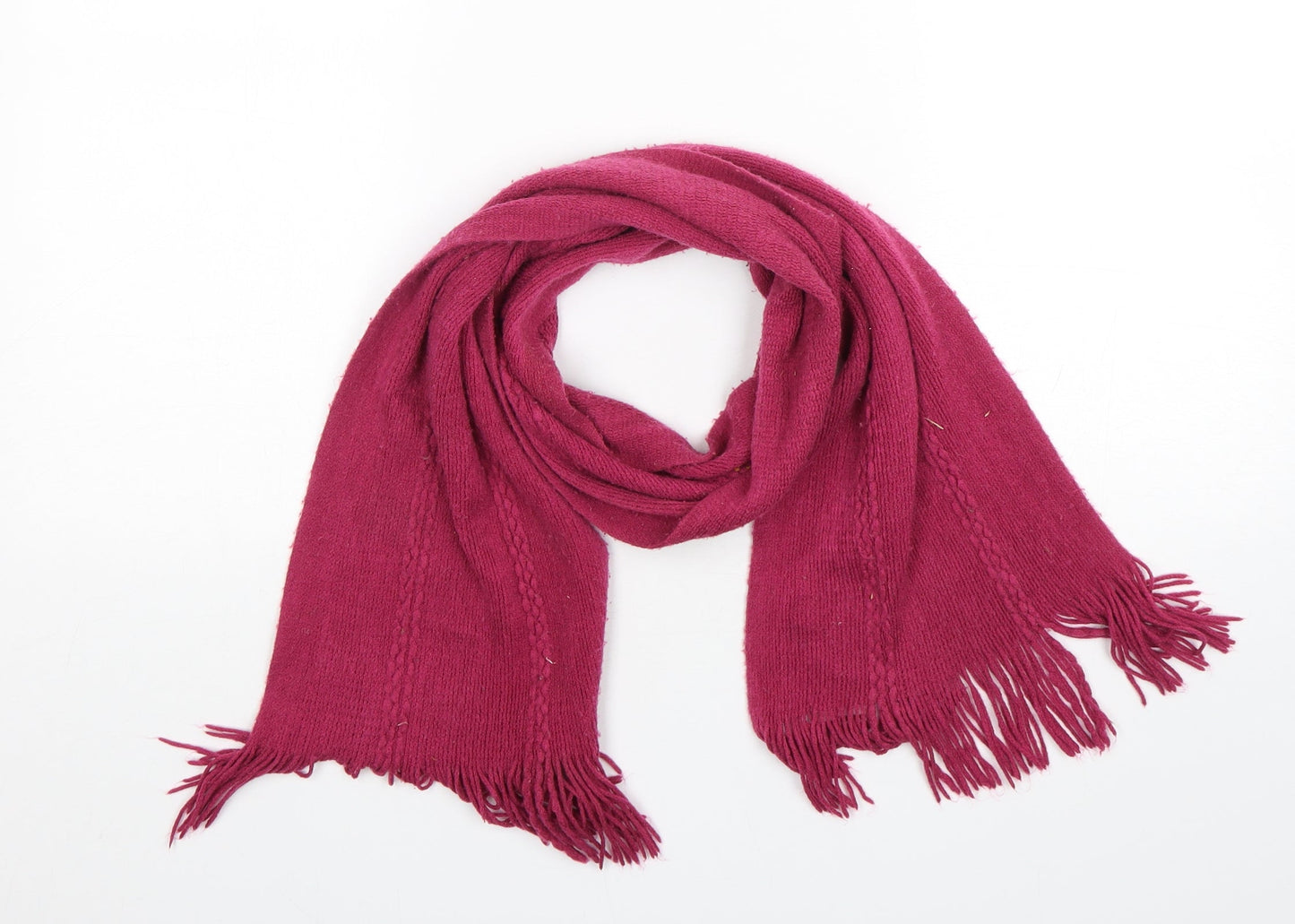 Preworn Womens Purple  Polyester  Scarf