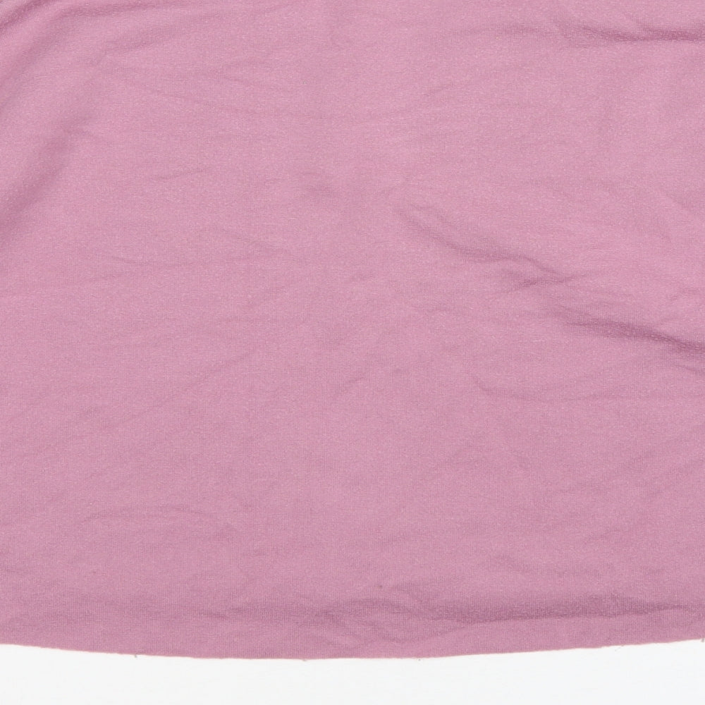 Primark Womens Purple  Polyester Pullover Sweatshirt Size 10  Pullover - Cropped