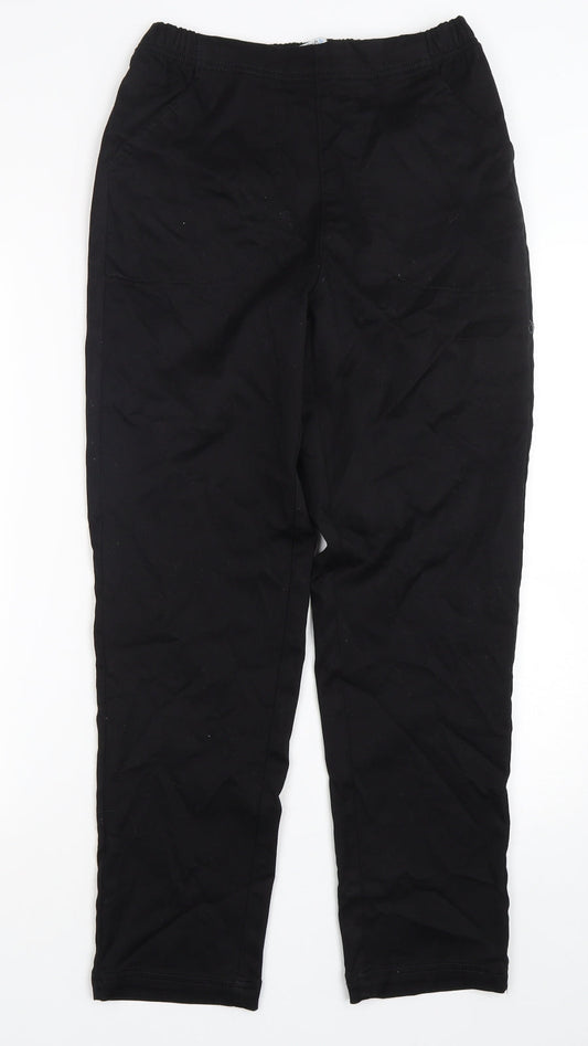 Croft & Barrow Womens Black  Cotton Trousers  Size S L28 in Regular