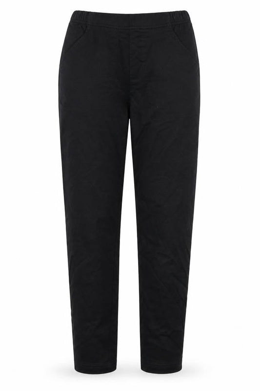 Croft & Barrow Womens Black  Cotton Trousers  Size S L28 in Regular
