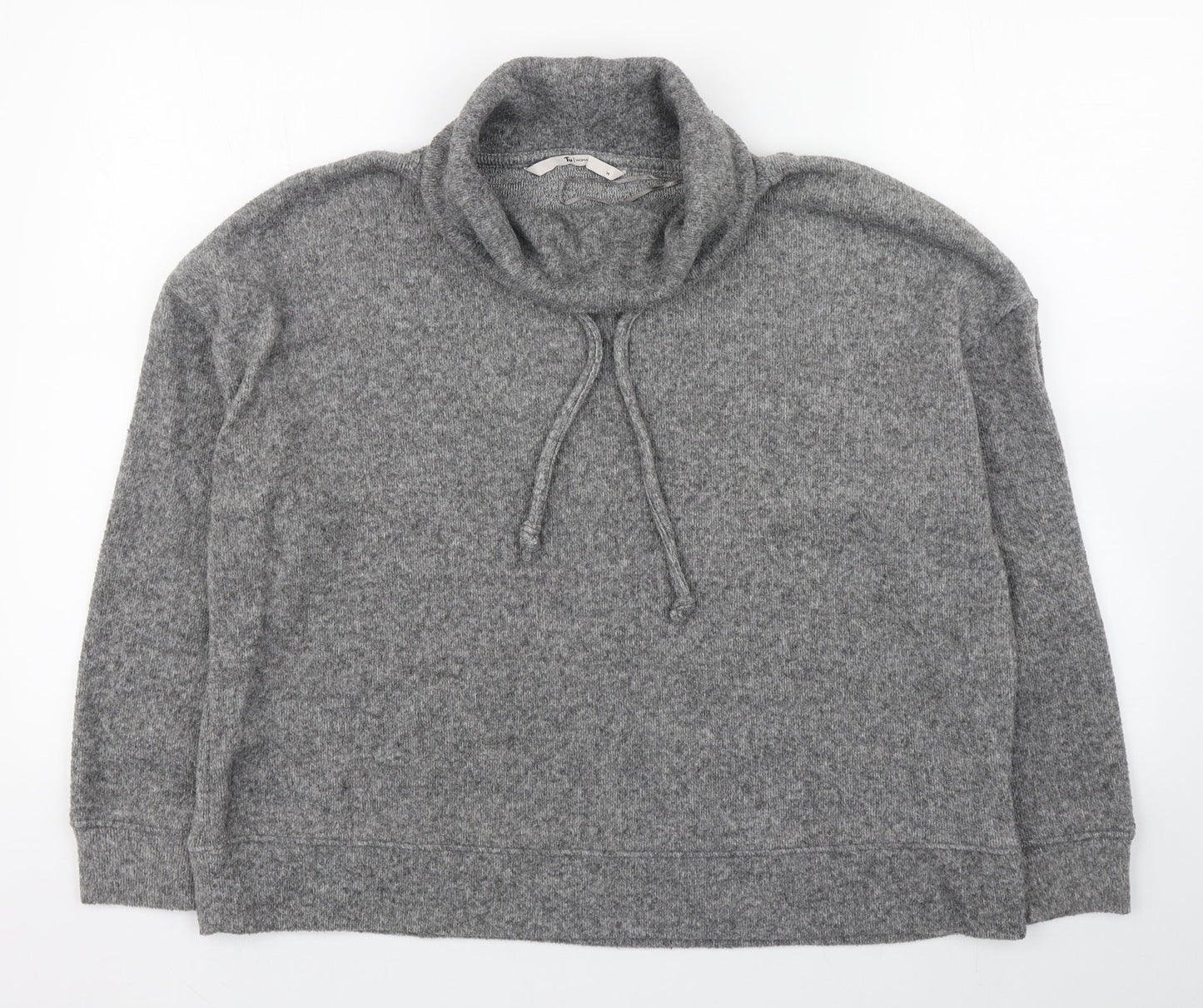 TU Womens Grey  Polyester Pullover Sweatshirt Size 14  Pullover