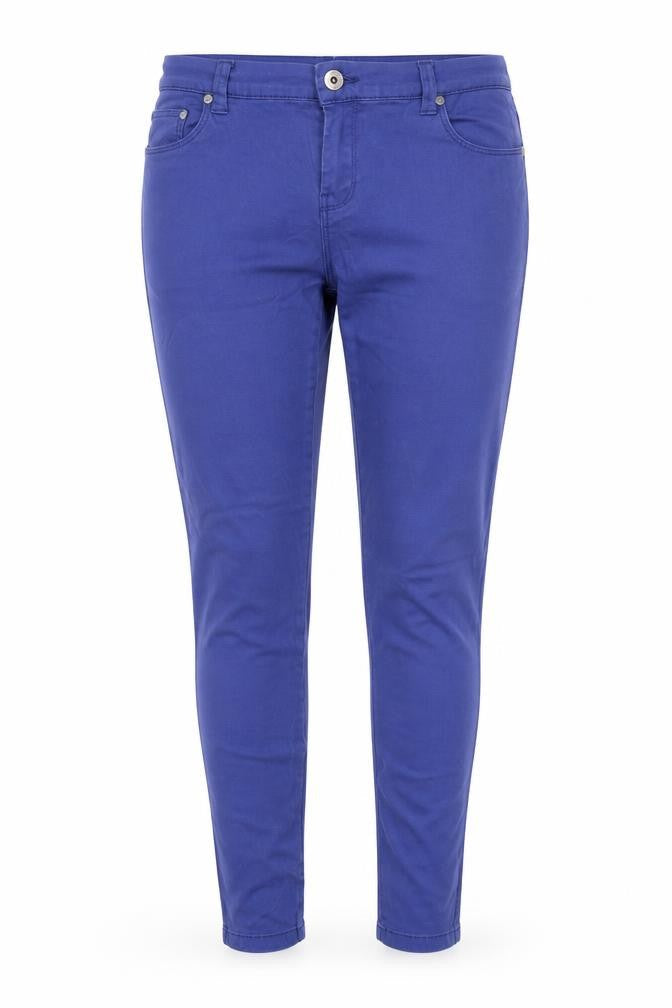 Denim Co Womens Blue  Cotton Skinny Jeans Size 14 L27 in Regular Button