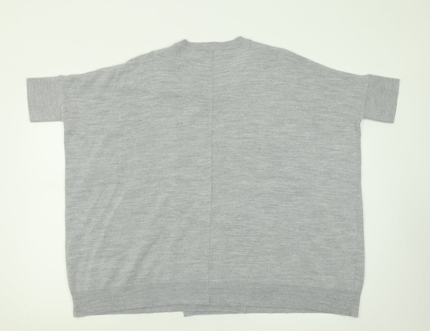 ASOS Womens Grey Crew Neck  Acrylic Pullover Jumper Size 6