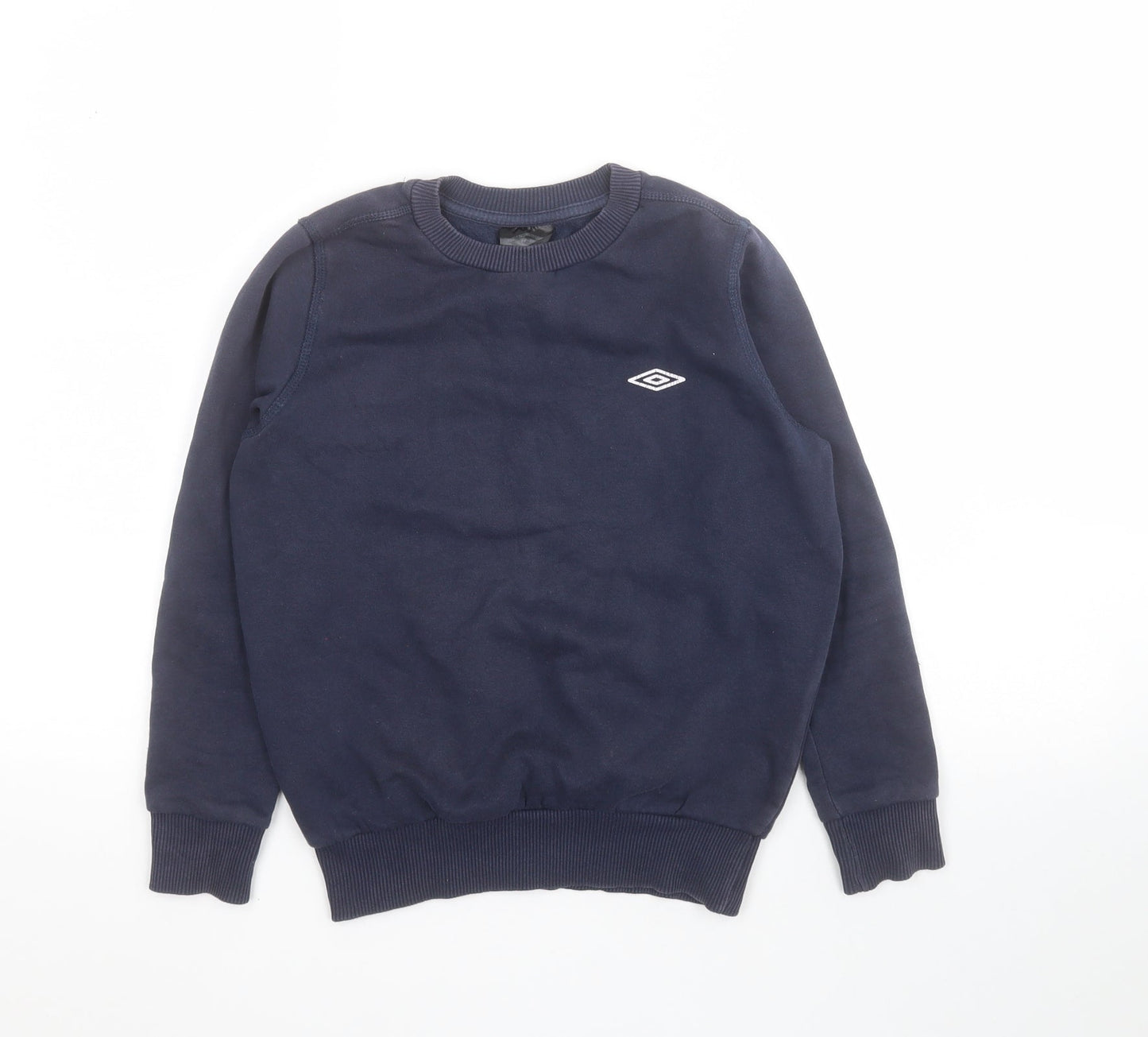 Umbro Boys Blue  Polyester Pullover Hoodie Size 7-8 Years  Pullover