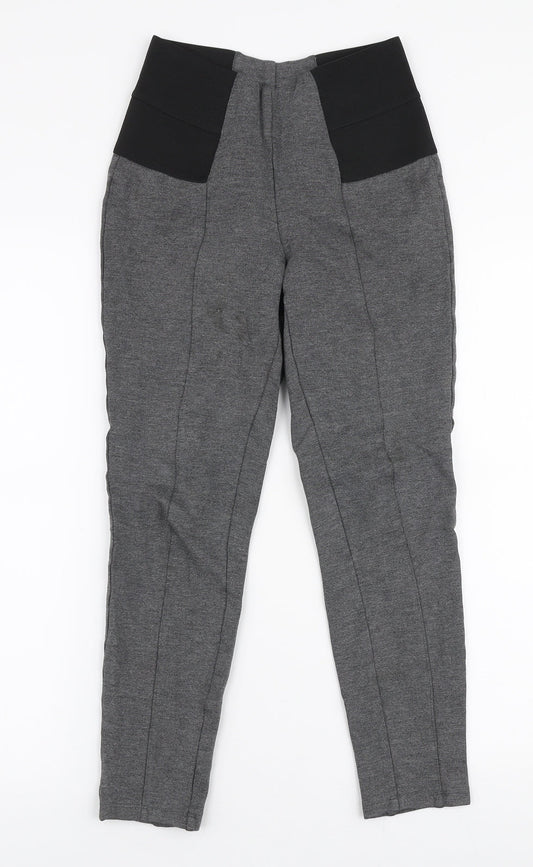 ESMARA Womens Grey  Polyester Capri Leggings Size S L24 in