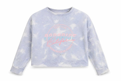 Next Girls Blue  100% Cotton Pullover Sweatshirt Size 6 Years  Pullover - Paradise