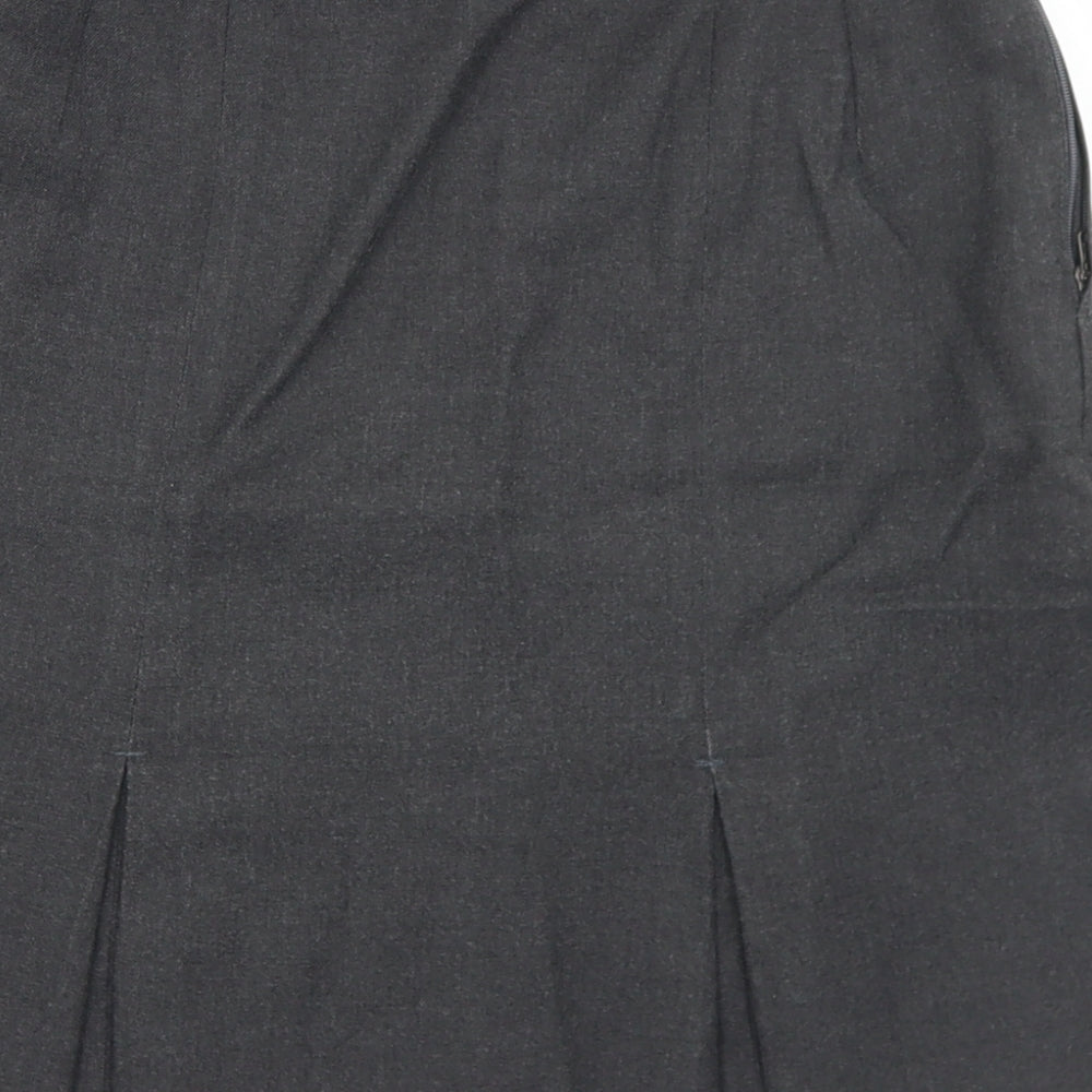 Whites Girls Grey  Polyester Paperbag Shorts Size 15 Years  Regular Buckle - school wear
