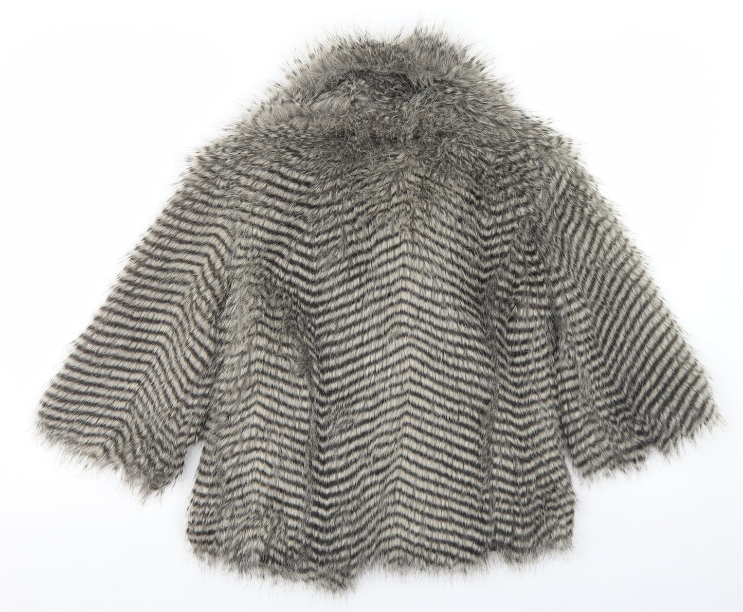 Brave Soul Womens Beige Striped  Jacket  Size 8