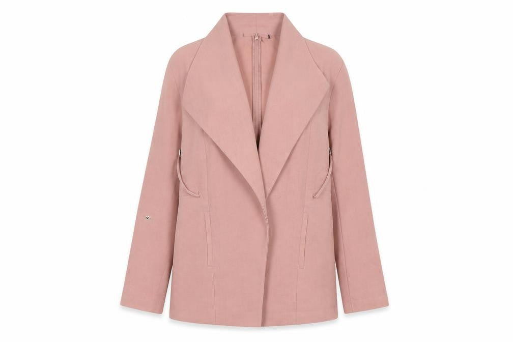 Primark Womens Pink   Jacket Blazer Size 8  Tie