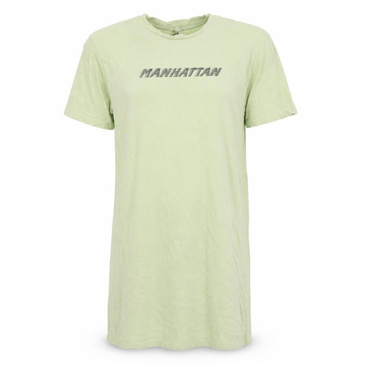 H&M Womens Green  Cotton T-Shirt Dress  Size XS  Crew Neck