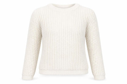 Select Womens Beige Round Neck  Acrylic Pullover Jumper Size 10