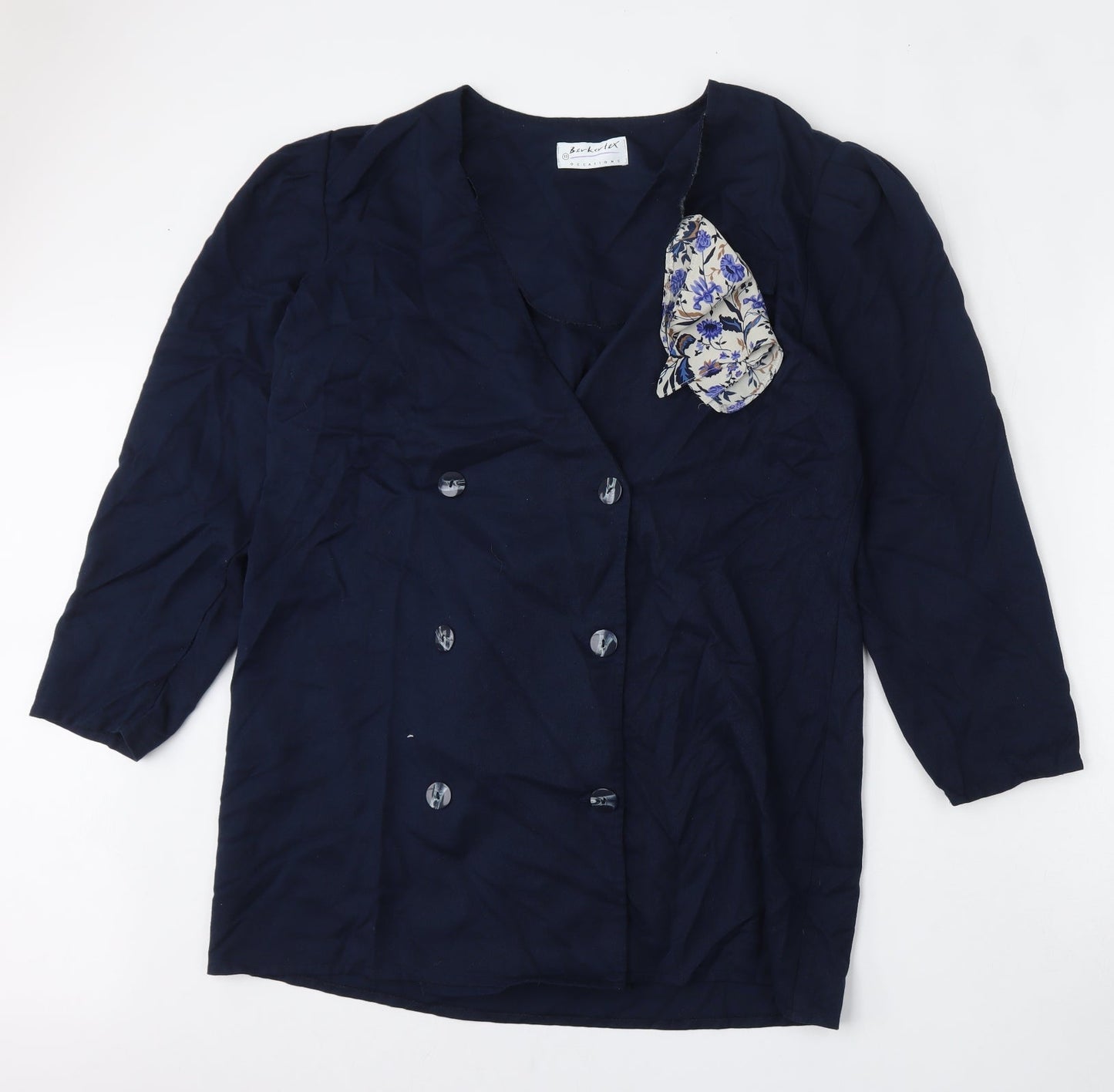 Berketex Womens Blue   Jacket  Size 18  Button