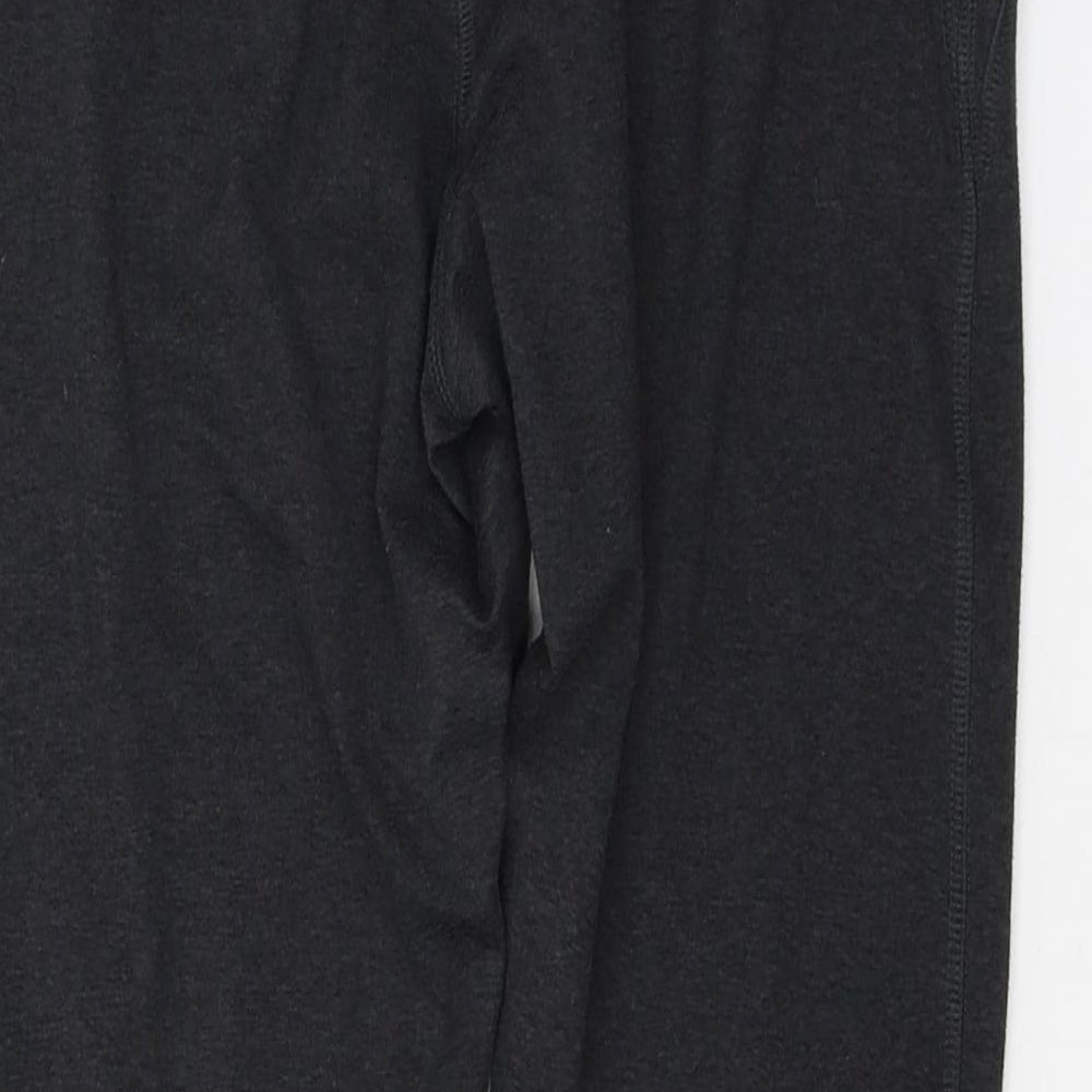 Dunnes Stores Womens Grey  Polyester Cropped Leggings Size M L22 in Regular Pullover