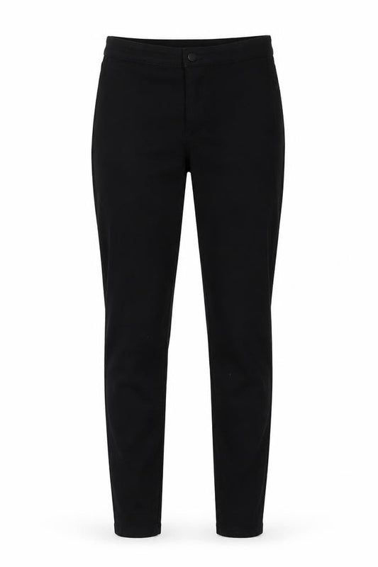 Denim & Co. Womens Black  Cotton Skinny Jeans Size 10 L25 in Regular Button