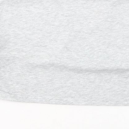 New Look Girls Grey  Cotton Pullover Sweatshirt Size 9 Years  Pullover