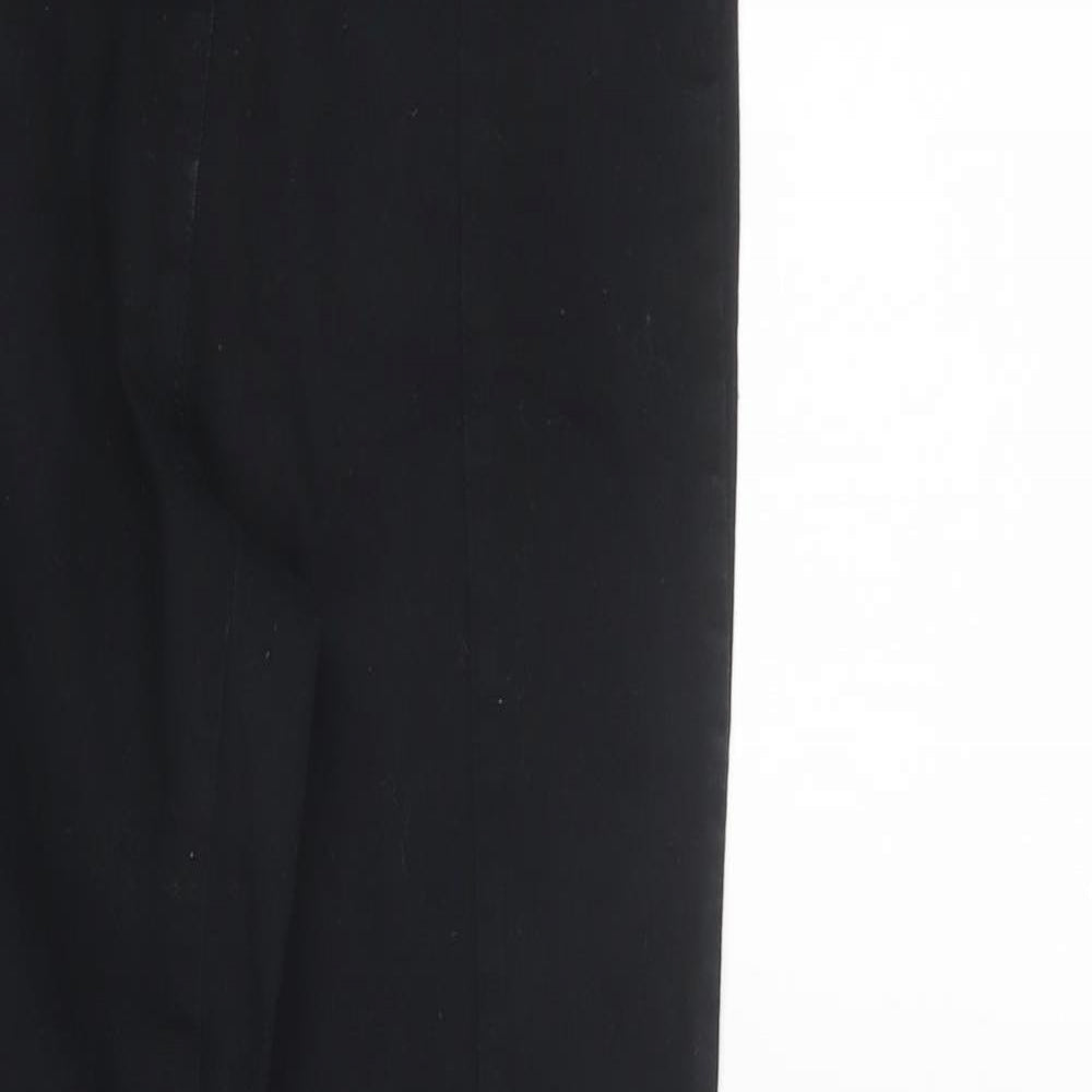H&M Womens Black  Cotton Jegging Trousers Size 10 L29 in Regular
