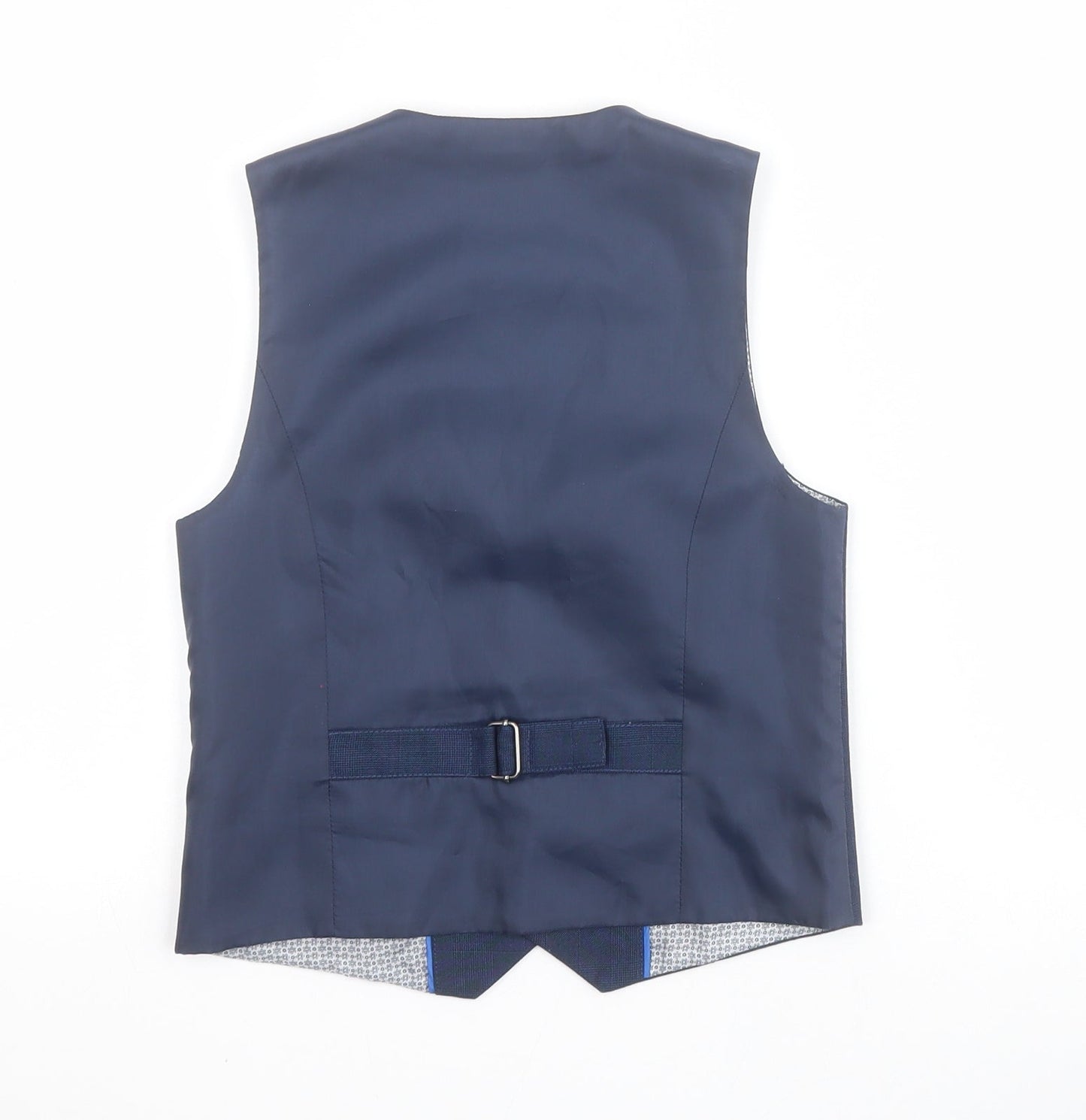 NEXT Boys Blue   Jacket Waistcoat Size 6 Years  Button