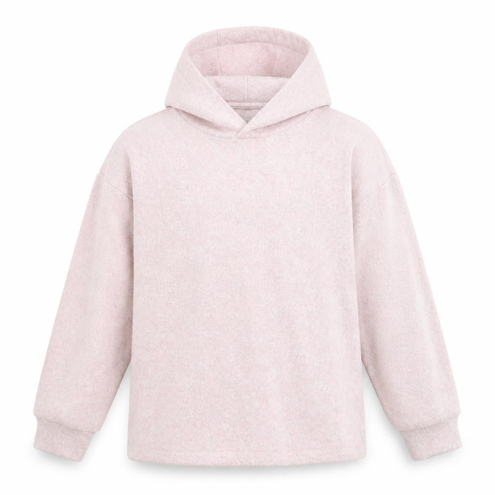 Marks & Spencer Girls Pink  Viscose Pullover Hoodie Size 8-9 Years  Pullover