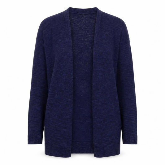Gap Womens Blue V-Neck  Cotton Cardigan Jumper Size S