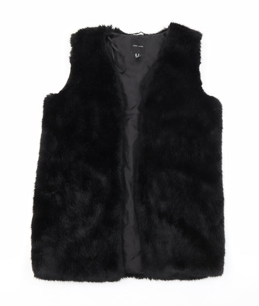 New Look Womens Black   Gilet Jacket Size 10