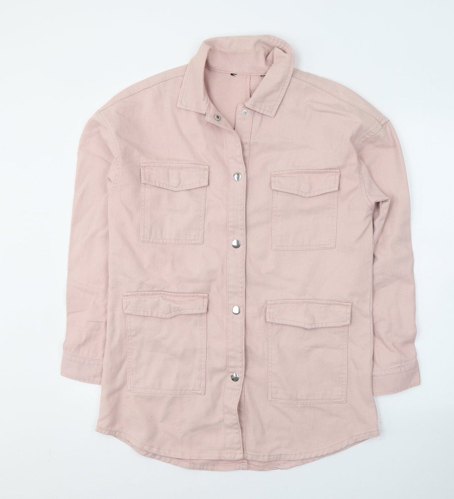 Dunnes Stores Womens Pink   Jacket  Size XS  Button