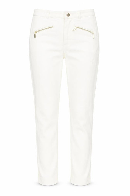 Marks & Spencer Womens White  Viscose Skinny Jeans Size 8 L29 in Regular Button