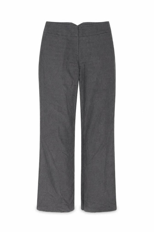 Atmosphere Womens Grey  Polyester Trousers  Size 10 L31 in Regular Button