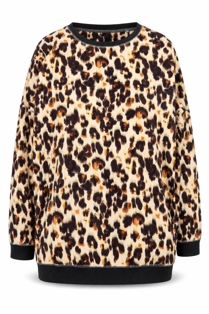 Next Womens Multicoloured Animal Print Polyester Top Pyjama Top Size 8   - Lounge top