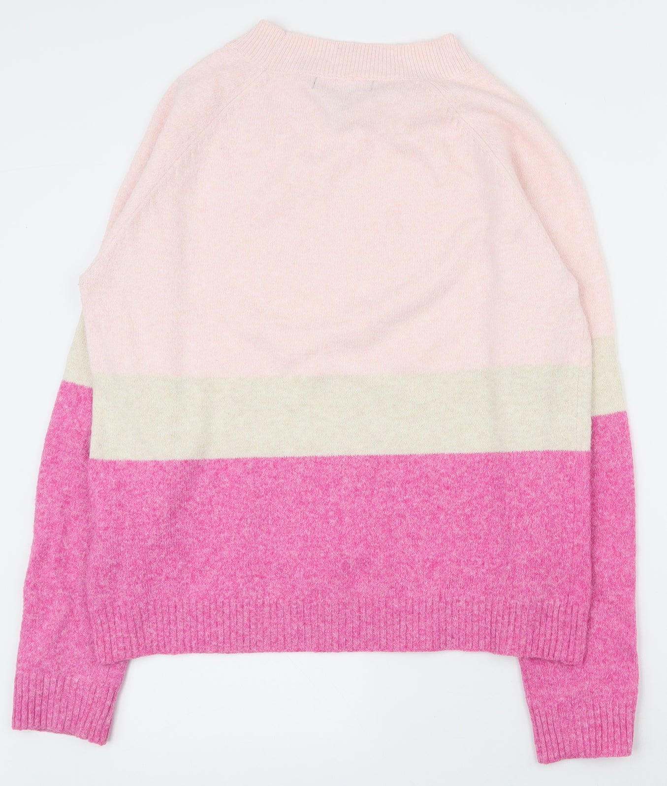 VERO MODA Womens Multicoloured Round Neck  Polyester Pullover Jumper Size M