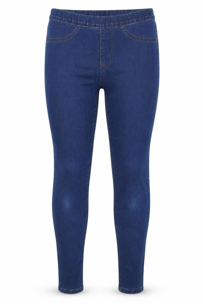 Marks & Spencer Womens Blue  Cotton Jegging Jeans Size 10 L29 in Slim