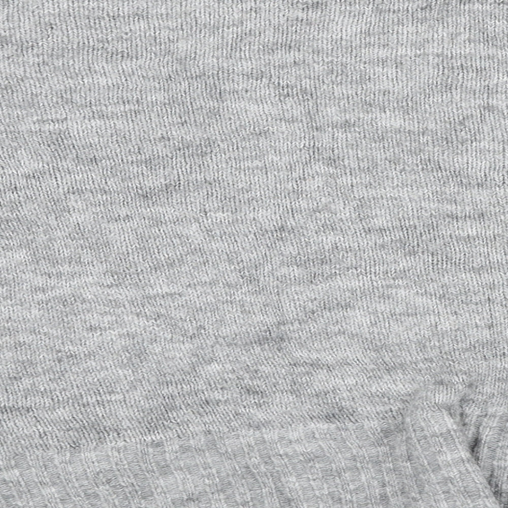 Lefties Womens Grey Round Neck  Polyester Pullover Jumper Size S