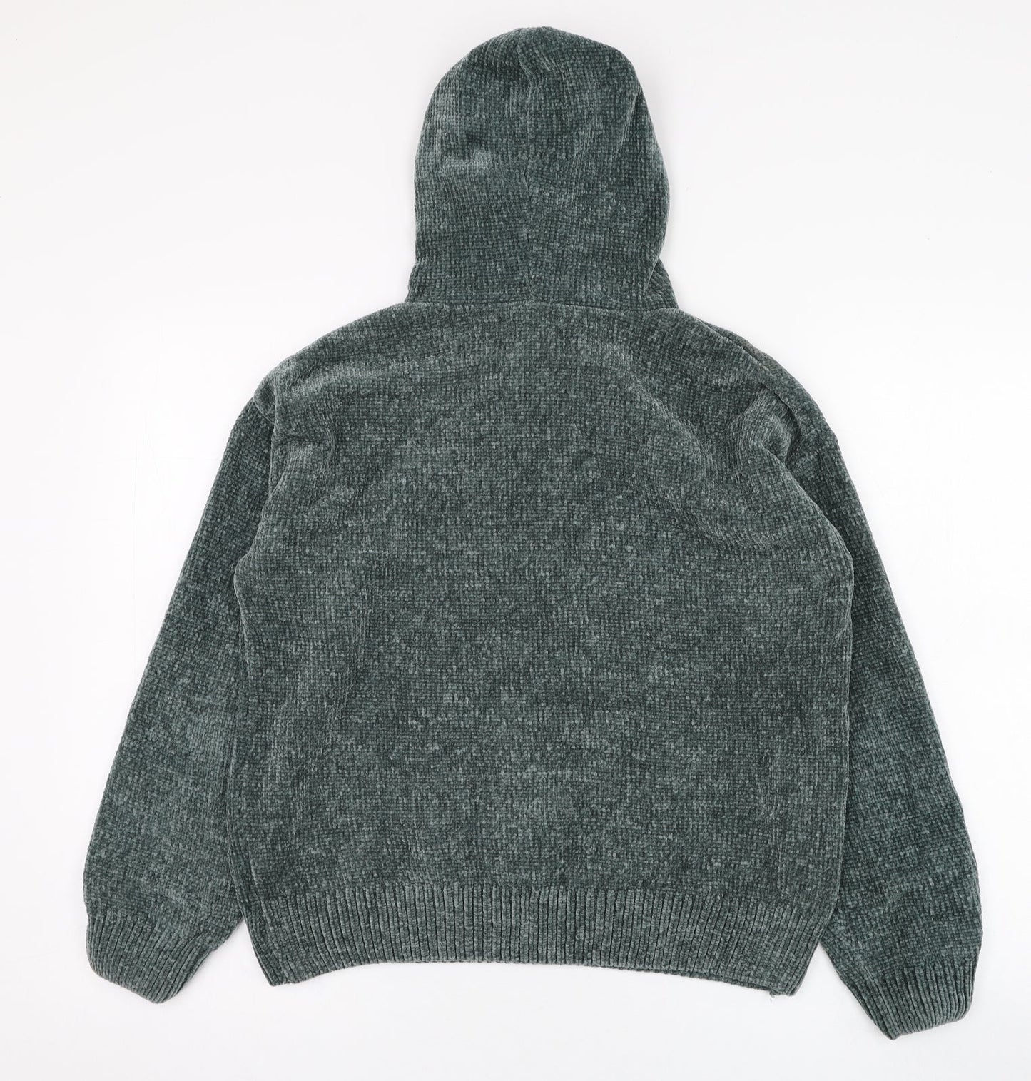 Primark Womens Green  Polyester Pullover Hoodie Size 6  Pullover