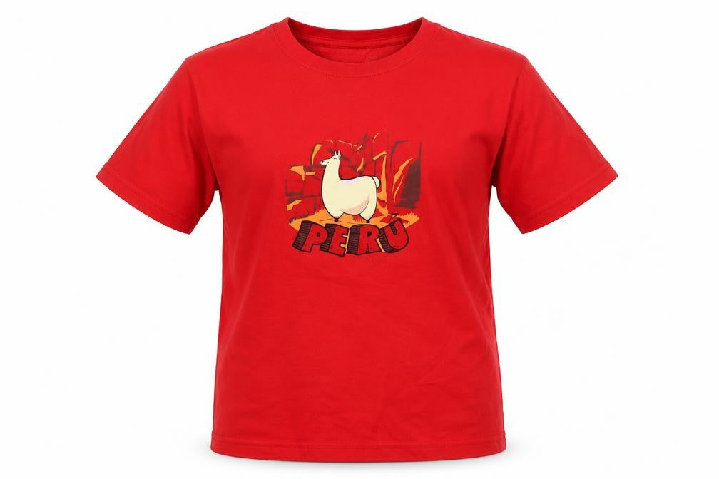 Morpho Boys Red  100% Cotton Basic T-Shirt Size 12 Years Round Neck Pullover
