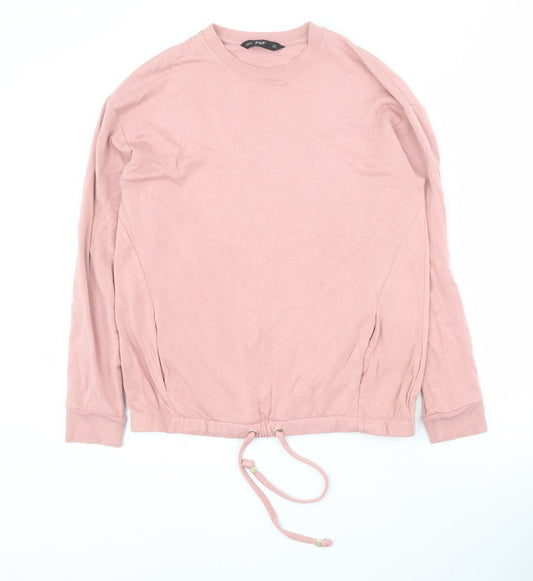 F&F Womens Pink  Viscose Pullover Sweatshirt Size 6  Pullover