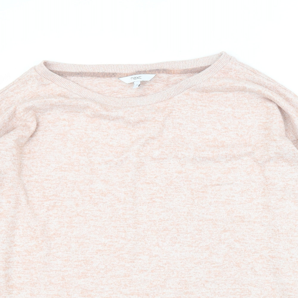 NEXT Womens Pink Crew Neck  Polyester Pullover Jumper Size 14
