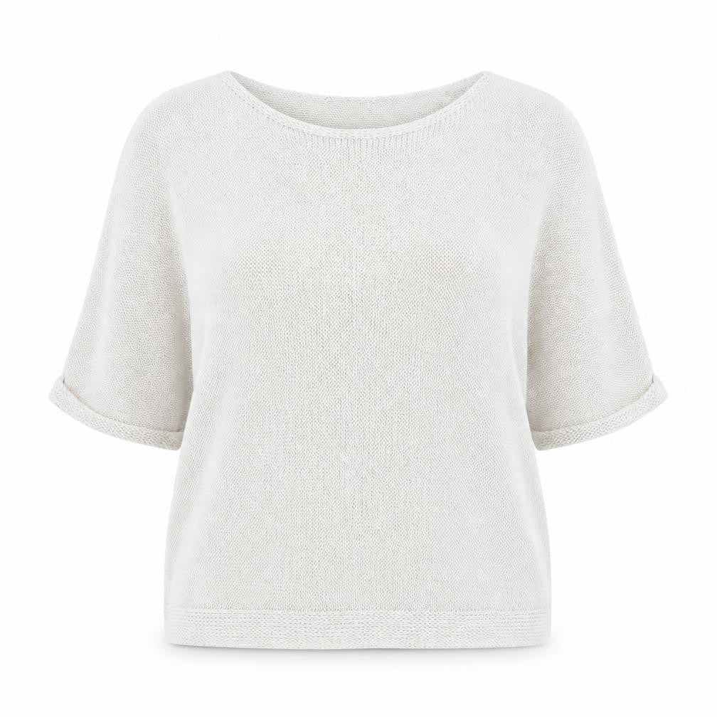 H&M Womens Beige Round Neck  Acrylic Pullover Jumper Size S