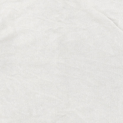 H&M Womens Beige Round Neck  Acrylic Pullover Jumper Size S