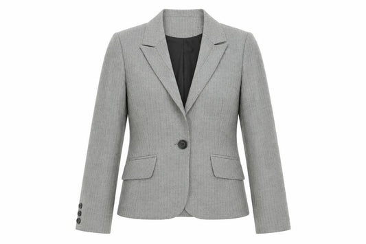 Dorothy Perkins Womens Grey Geometric  Jacket Blazer Size 10  Button