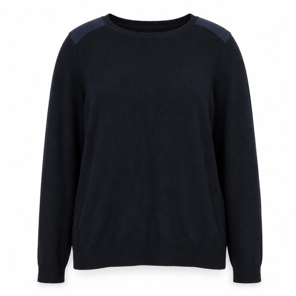 Dorothy Perkins Womens Blue Crew Neck  Nylon Pullover Jumper Size 18