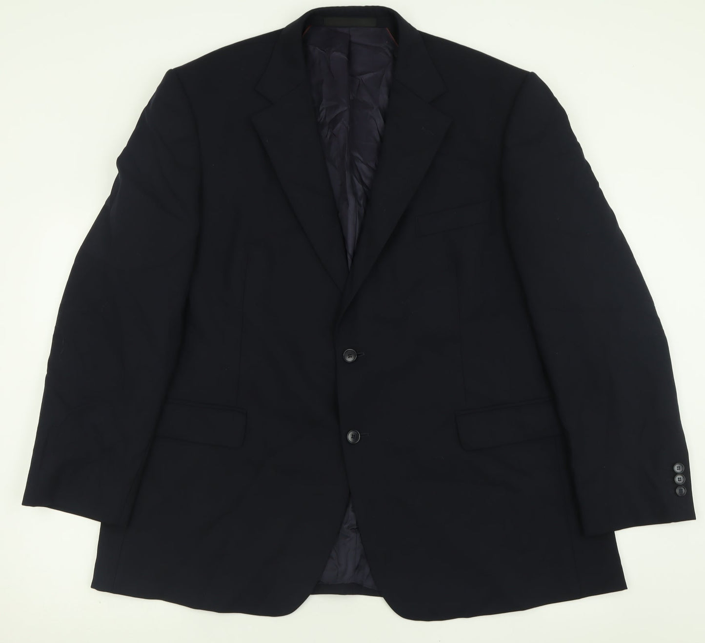 Marks and Spencer Mens Beige  Wool Jacket Suit Jacket Size 46