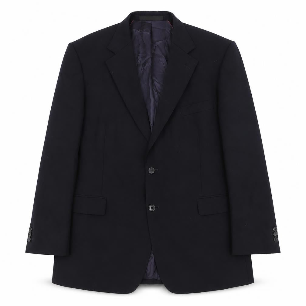 Marks & Spencer Mens Beige  Wool Jacket Suit Jacket Size 46