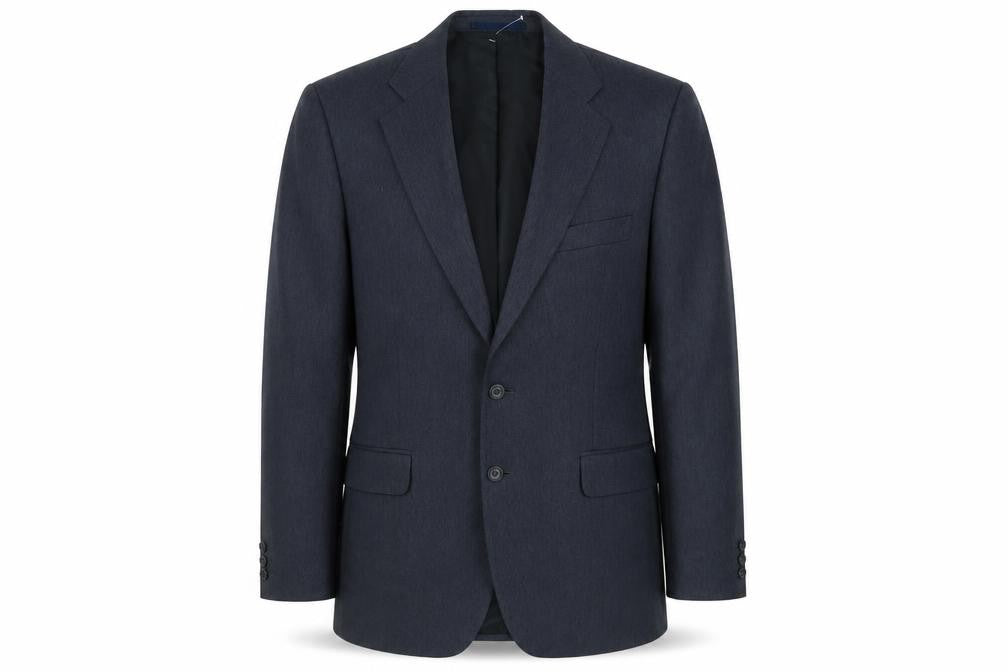 Sovrano Mens Blue  Polyester Jacket Suit Jacket Size 42