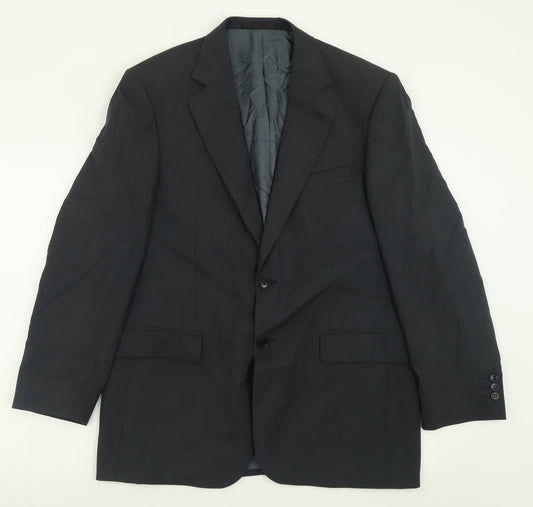 Marks and Spencer Mens Grey  Wool Jacket Suit Jacket Size 40