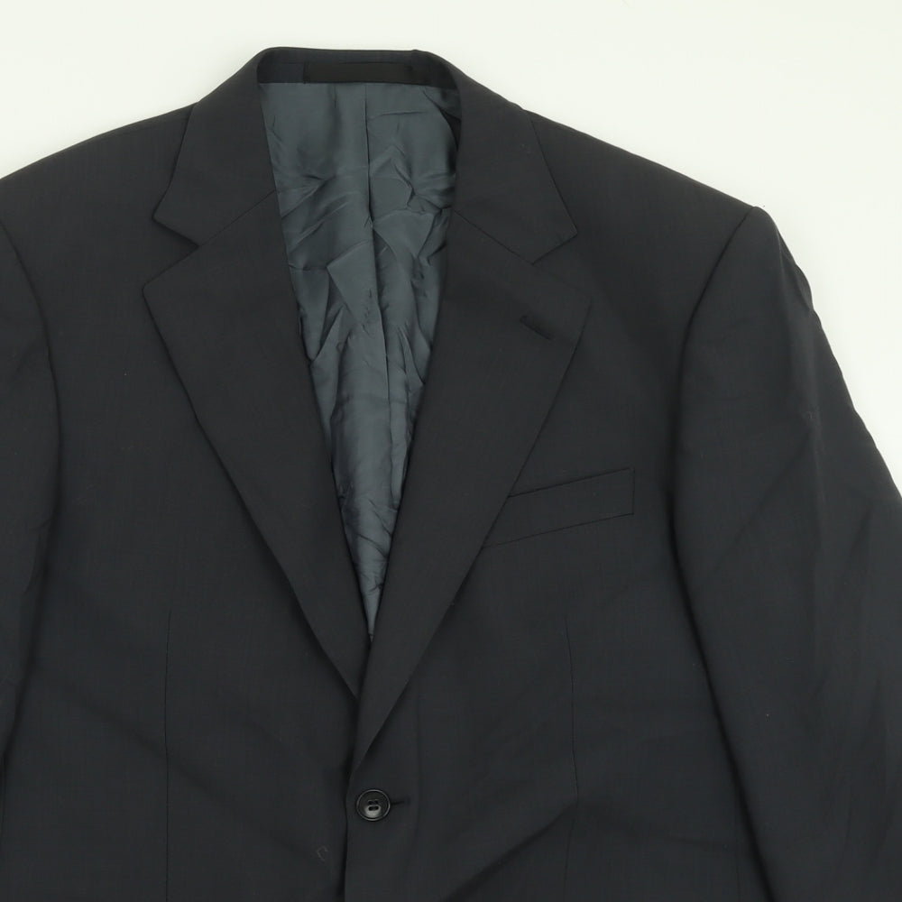 Marks and Spencer Mens Grey  Wool Jacket Suit Jacket Size 40