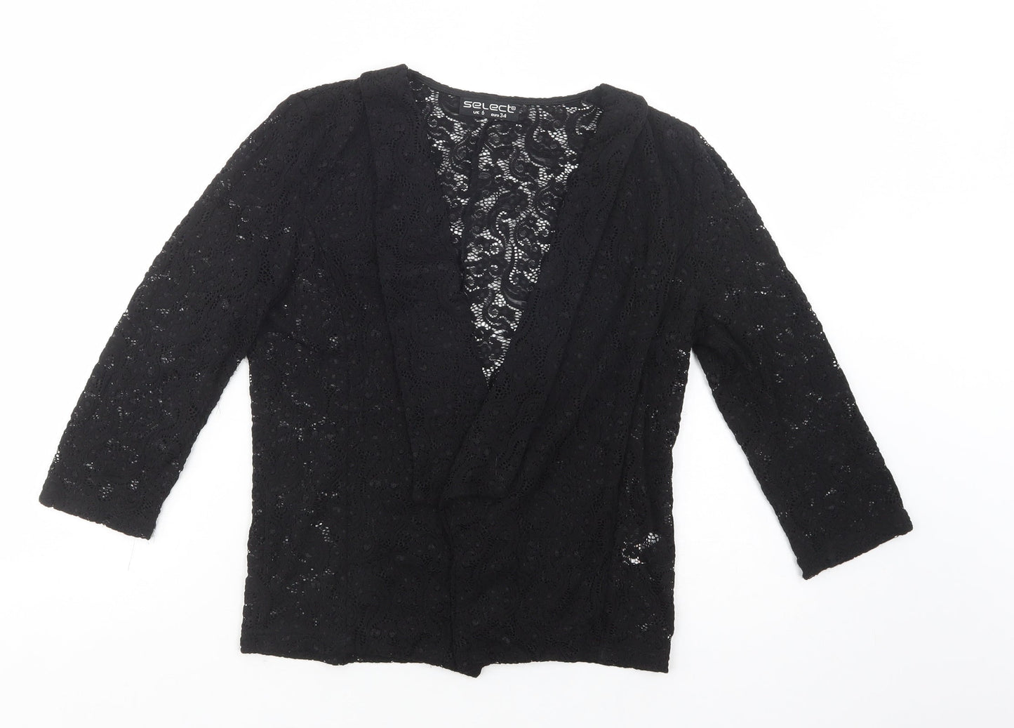 Select Womens Black   Jacket Blazer Size 6