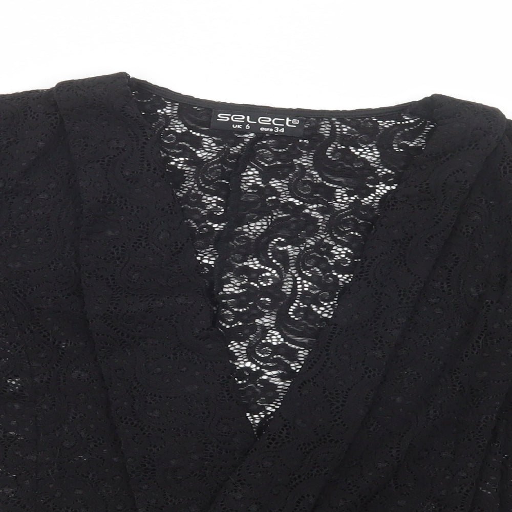 Select Womens Black   Jacket Blazer Size 6