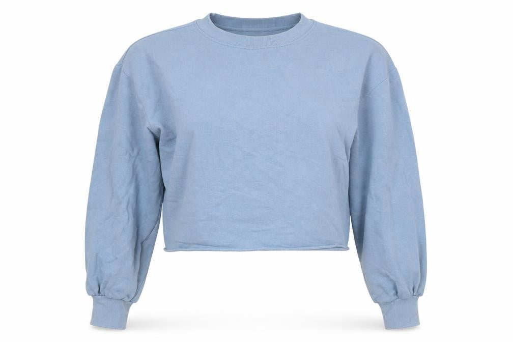 H&M Womens Blue  Cotton Pullover Sweatshirt Size S  Pullover