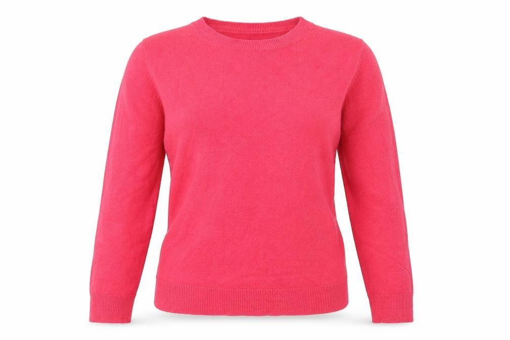 Marks & Spencer Womens Pink Cowl Neck  Acrylic Pullover Jumper Size 10
