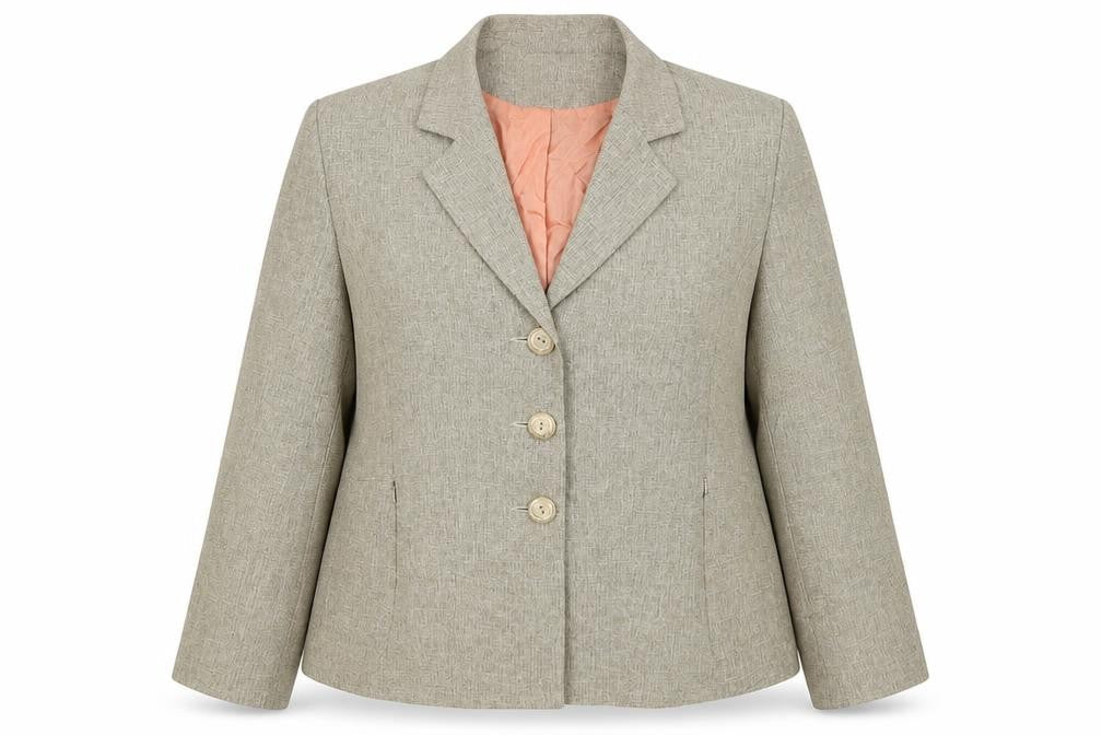 Wallis Womens Beige  Polyester Jacket Suit Jacket Size 14